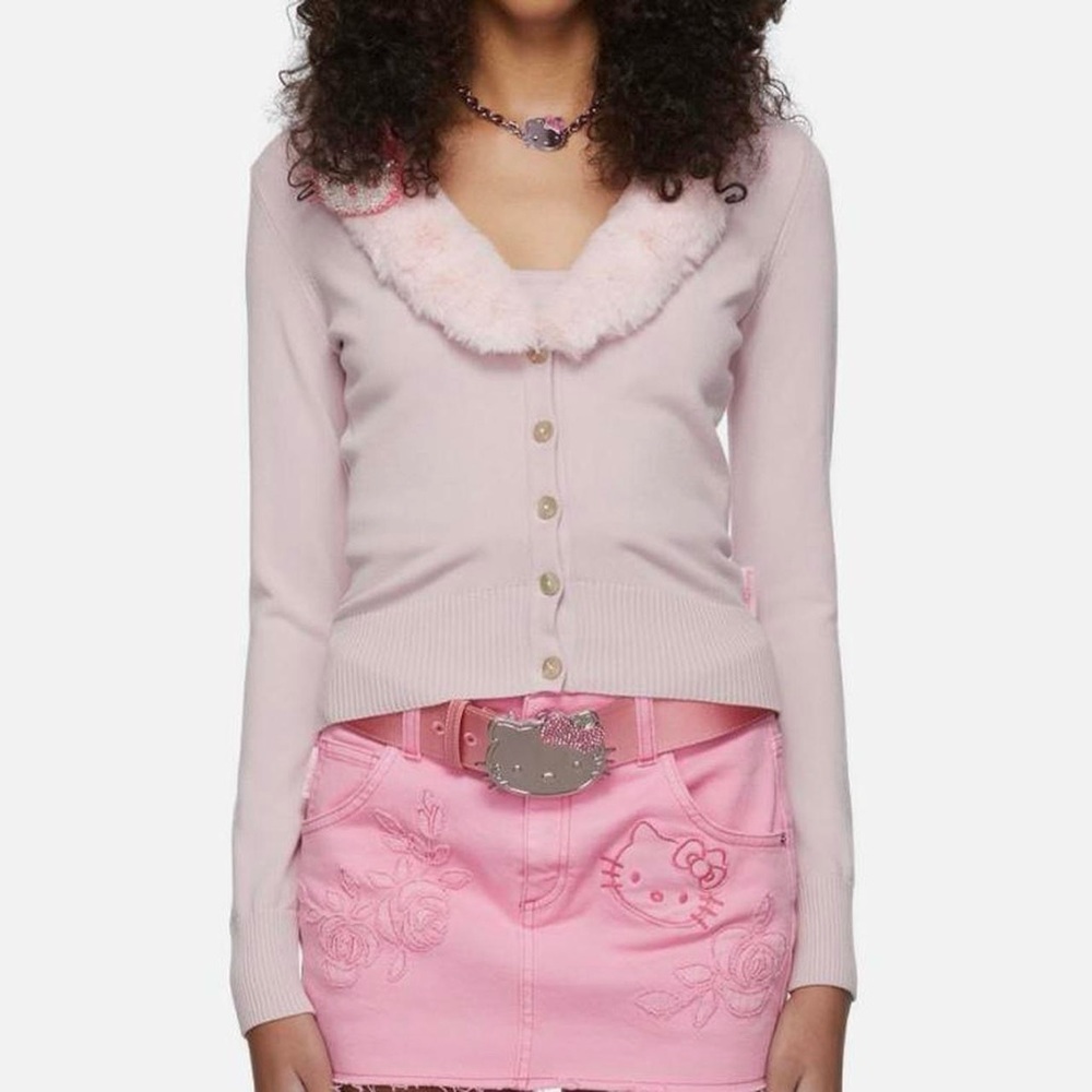 Blumarine light pink cardigan NWT size S
